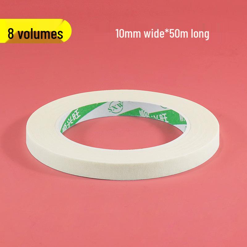 Writable Crepe Paper Tape: No-residue, Hand-tearable, Traceless Adhesive Ideal for Art Students, Spray Painting, Color Separation, and Decoration.