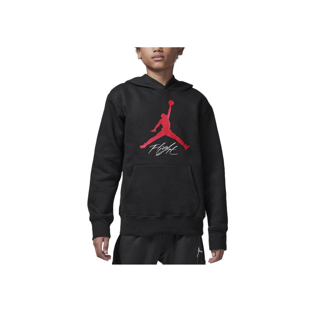Jordan Jumpman Baseline Soft Comfortable Simple Hoodie Kids Hoodies Black HQ7141-010