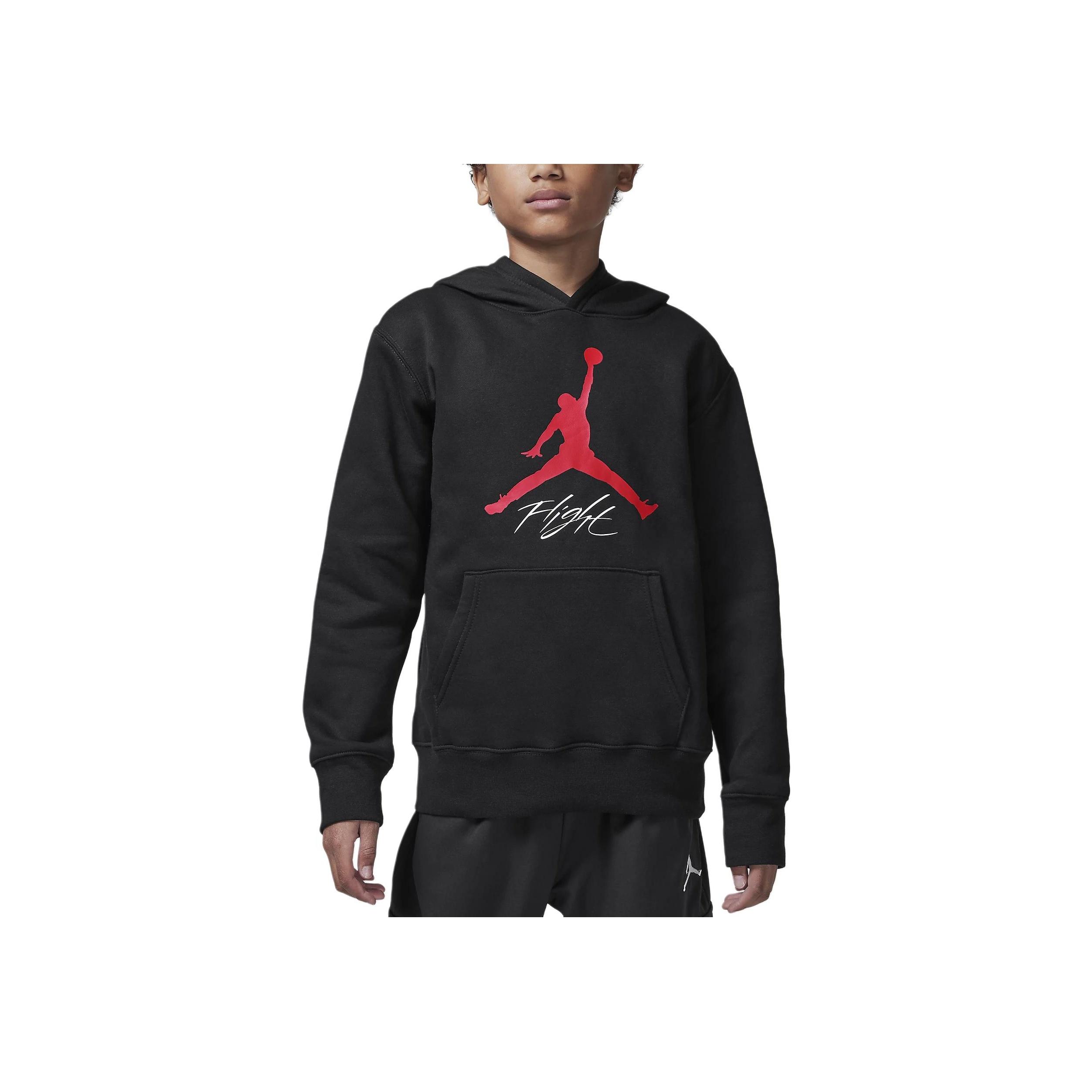 

Jordan Jumpman Baseline Soft Comfortable Simple Hoodie Детские толстовки с капюшоном черного цвета HQ7141-010 L