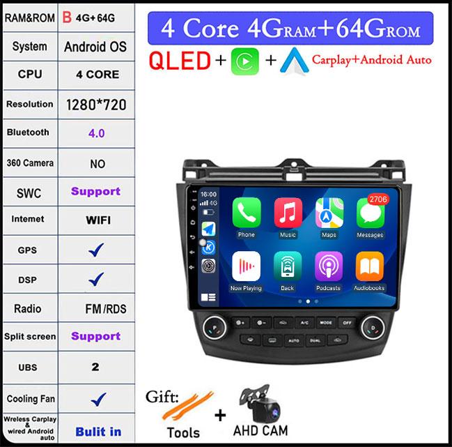 9 lnch For Honda Accord 7 2003-2007 DSP/Screen Car Radio Multimedia Video Player Navigation GPS Stereo Auto Head Unit BT