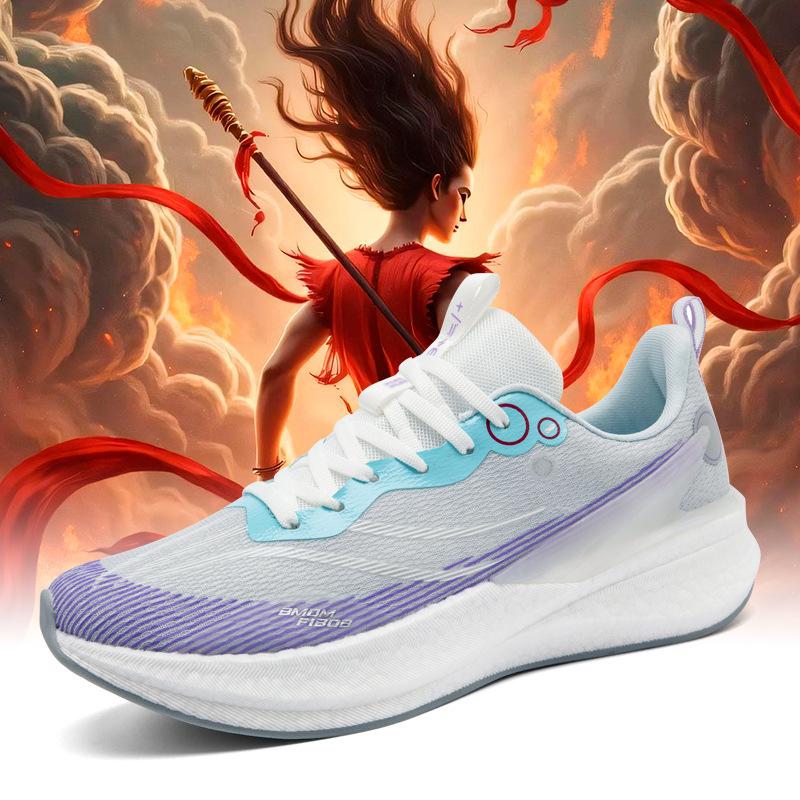 New carbon board sneakers men's and women's older children's mesh racing running shoes student youth training running shoes