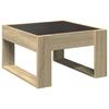 Infinity LED Coffee Table in Sonoma Oak 50 x 53 x 30 cm