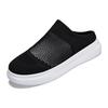 Breathable Mesh Couple Casual Shoes Knitted Lightweight Slippers Slip-on Daily Loafers for Walking Traveling Size 36-45