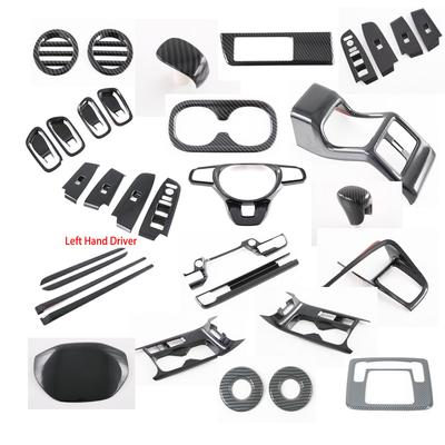For Honda Vezel HR-V E:HEV - Interior Accessories Gear Shift Panel Sticker Window Switch Panel Door Handle Cover Trim