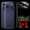 Rückfolie für iPhone 17 Pro Max 17 Air Hydrogel-Folien Displayschutzfolien HD Vollabdeckung mit gehärtetem Glas Linsenschutz