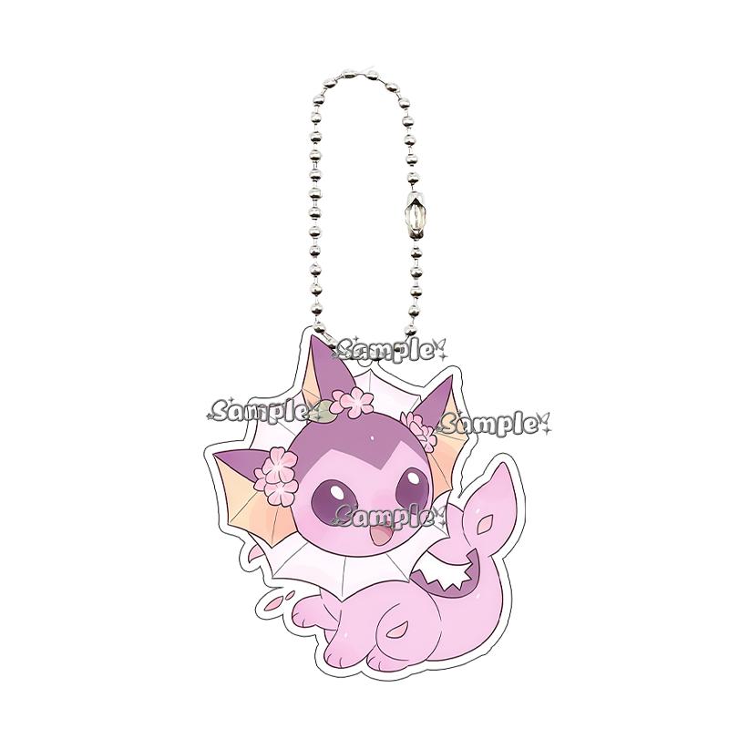 Anime Cartoon Umbreon Eevee Espeon Acrylic Keychain Key Chain Ring Backpack Charm Accessories Homemade Pendant Gift for Friends
