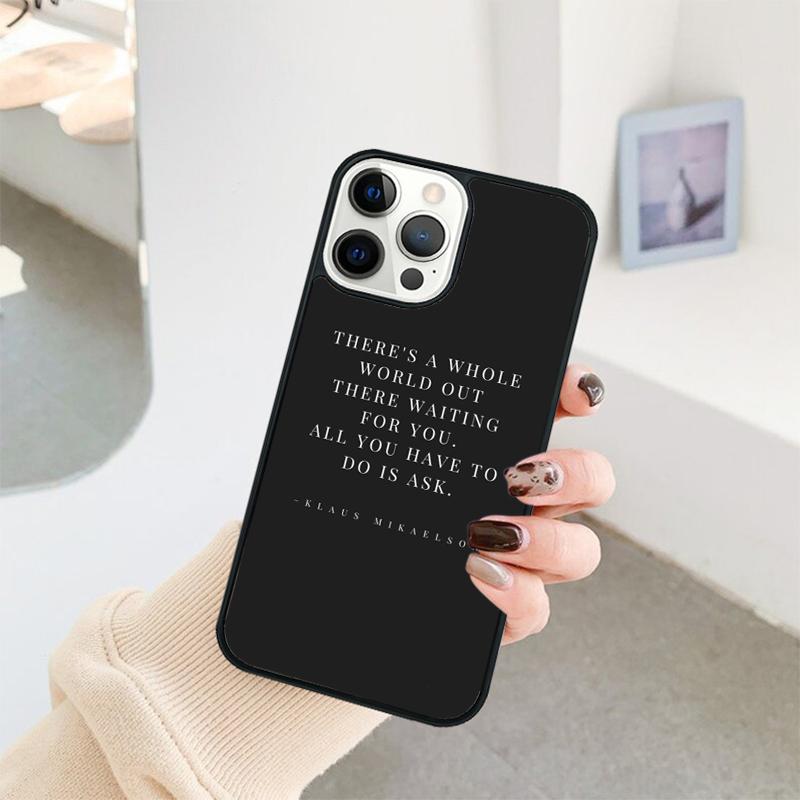 The Originals Klaus Mikaelson Phone Case For iPhone 17 Air 16 15 14 11 12 13 Pro MAX Plus coque Cover Shell
