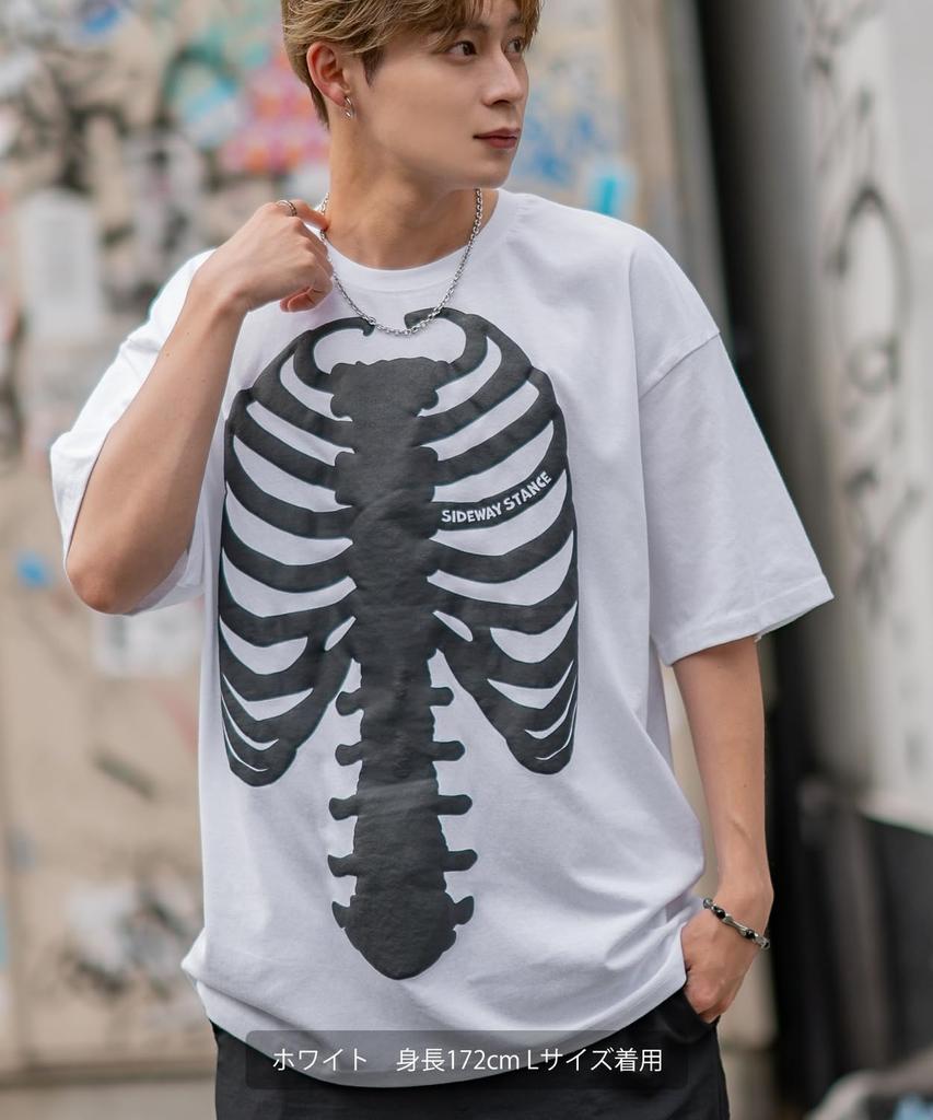 [IMPROVES] [SIDEWAYSTANCE] Foam Bone Short Sleeve T-Shirt
