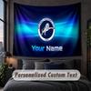 Benutzerdefinierte Namens-Text-Wandteppich, Millwall FC Dekorative Wandbehang, Hintergrund-Wandteppich Für Zuhause Schlafzimmer