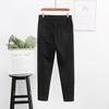 Early Spring Plus Size Stretch Black Denim High Waist Pencil Pants for Women
