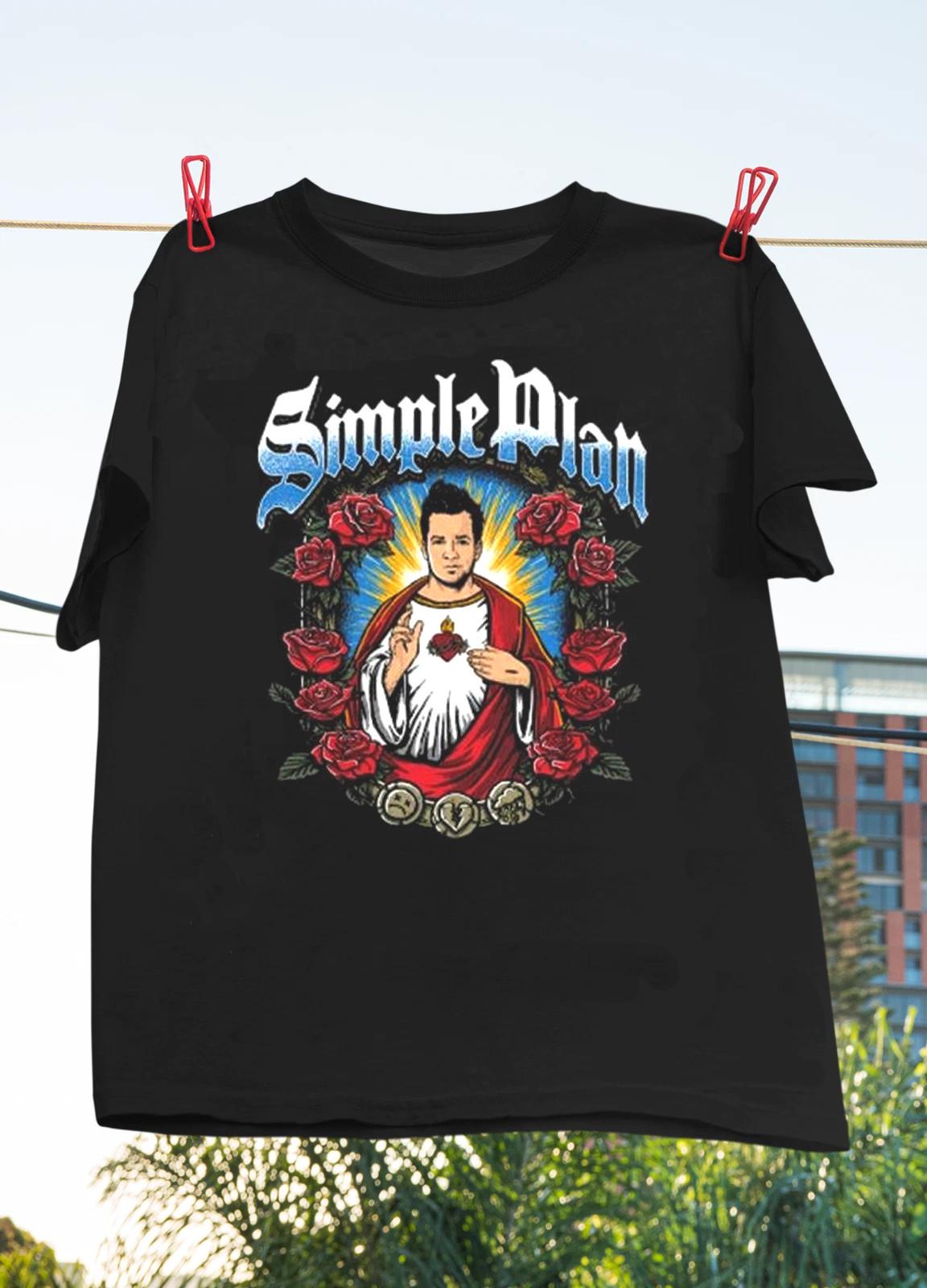 New Simple Plan Pop Punk Saved My Life Cotton Tee Men’s All Size VA131 M
