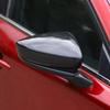 For Mazda CX-30 CX30 2020-2025 Car Sticker Rearview Side Mirror Cover Wing Cap Exterior Door Rear View Case Trim Carbon Fiber