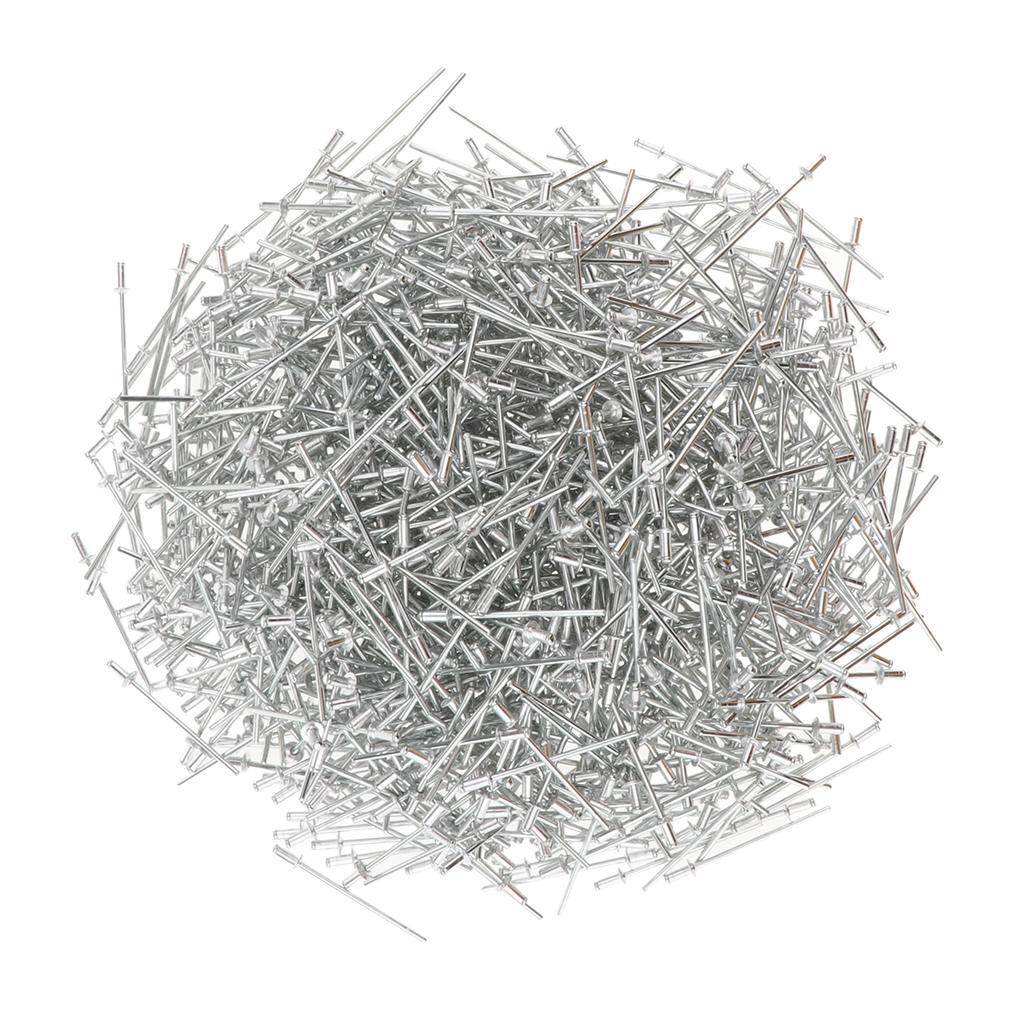 

1000 УПАКОВОК ЗАКЛЕПКИ С КУПОЛЬНОЙ ГОЛОВКОЙ ОТКРЫТЫЕ ГЛУХИЕ НЕРЖАВЕЮЩАЯ СТАЛЬ 2,4 мм 2,4x12 мм