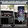 For Peugeot Car Phone Holder Air Vent Clip Smartphone Stand Gravity Support Mount For Peugeot 206 207 307 3008 2008 308 407 408