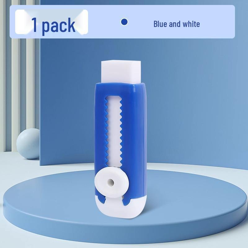 Push-Pull Eraser: Replaceable Core, Low-Crumb, Clean Finish, Multifunctional Stationery for Students.