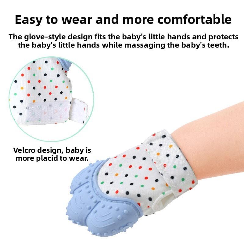Silicone Baby Teether Toy With Sound And Soft Grip For Newborn Comfort