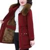 Women's Winter Velvet-Thickened Cotton Coat: 2026 Fashion, Cold-Resistant, Warm Mother's Jacket