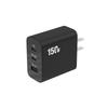 Caricabatterie super rapido da 150 W, ricarica ultra rapida, 3 porte PD tipo C per iPhone, Samsung, Xiaomi