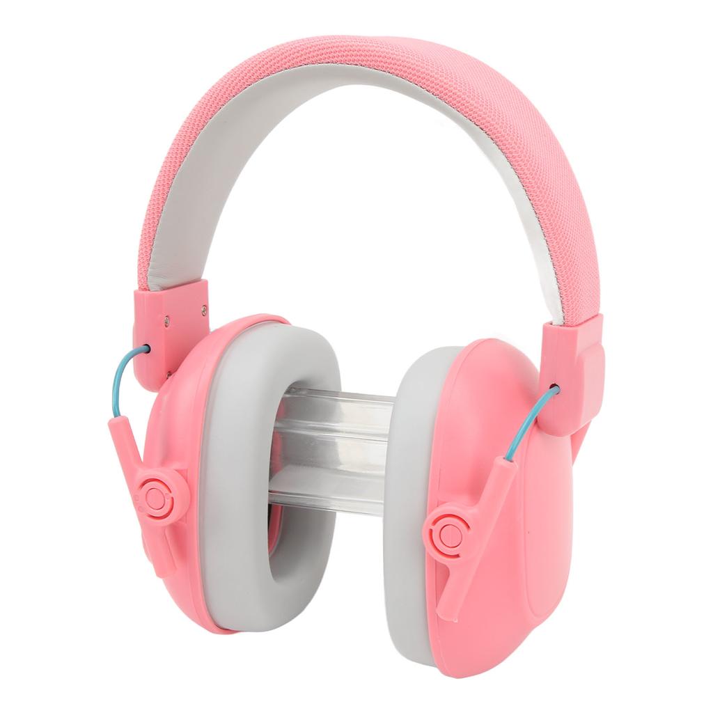 Kids Hearing Protection Ear Muffs Sleep Study Noise Reduction Cancelling Headphone Pink