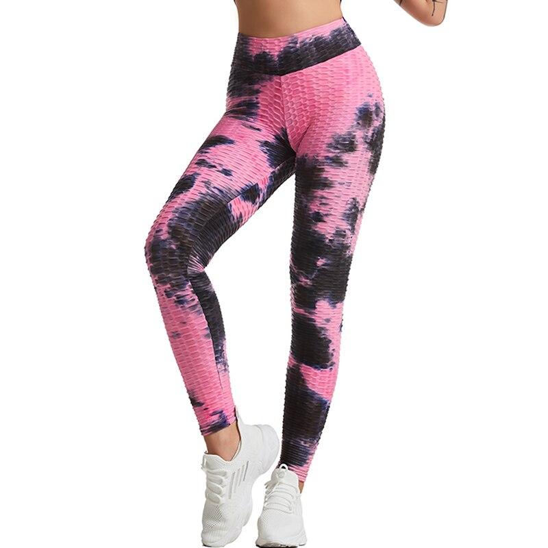 Buy Leggings for Women Capris Tiedye Leggins Push Up High Waist Sport