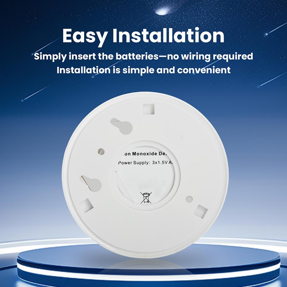 Carbon Monoxide Alarm Carbon Monoxide Detector LCD Digital Display Carbon Monoxide Alarm Suitable for homes and offices etc.
