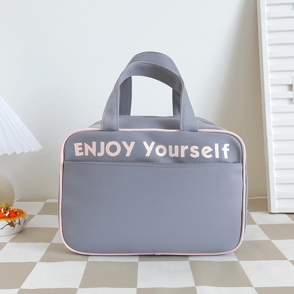 Nylon Insulated Bag Hand-held Insulated Bag Lunch Box Bag Student Lunch Bag  Office Worker