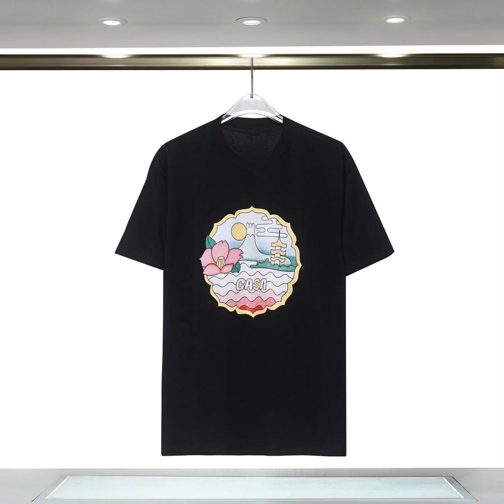 new Summer Highquality Unisexs summer cotton shortsleeved Tshirt with topnotch print design
