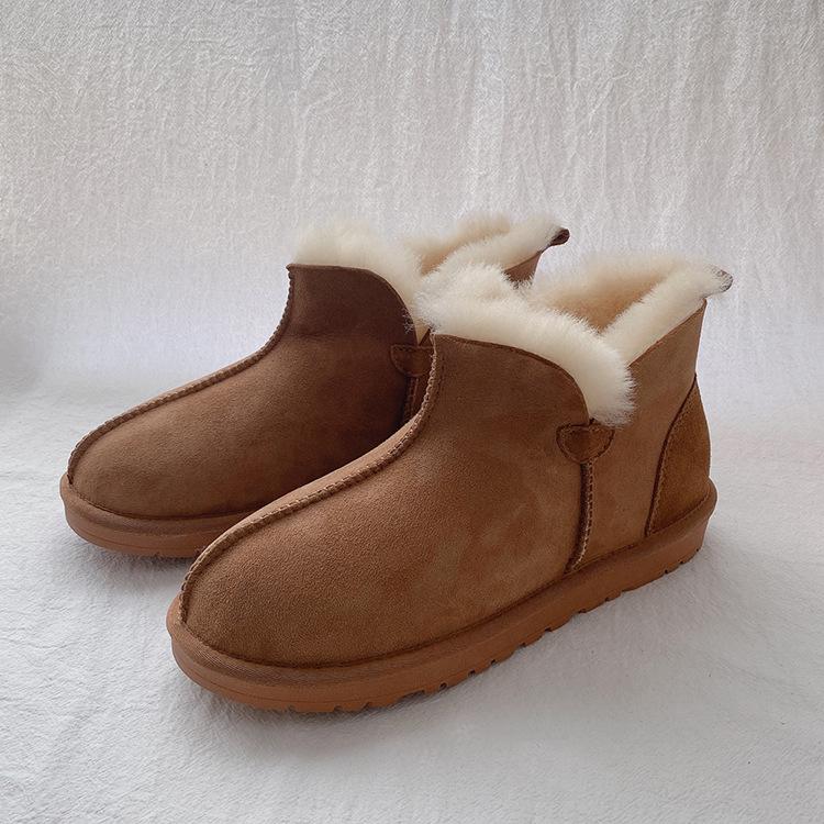 

Мужские зимние сапоги с меховой подкладкой из овчины — теплая, нескользящая, удобная для надевания зимняя обувь 42