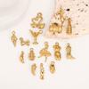 3Pcs Lipstick/Martini Wineglass/Ballet Girl Charm Fashion Stainless Steel Pendant DIY Exquisite Necklace Bracelet Jewelry Making