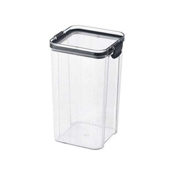 Szczelne pojemniki do przechowywania żywności z pokrywką Plastikowe Pojemniki do organizacji spiżarni Kuchenne na płatki, suche produkty, mąkę, cukier