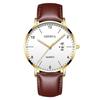 Mens Leather Business Fashion Watch Strap Watch For Gift Giving