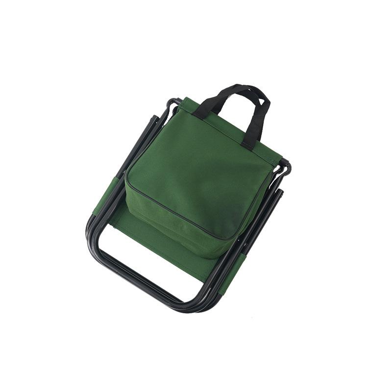 Przenośne Składane Krzesło Outdoorowe - Wielofunkcyjny Rozkładany Fotel i Ręczny Stołek z Nadrukowanym Logo