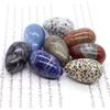 Polished Egg Shaped Gemstone Crafts Natural Stones Room Decor Healing Crystals Rose Quartz Agate Home Decoration Gifts 24X40Mm