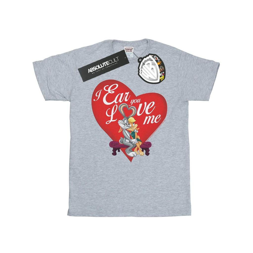 Looney Tunes Mens Bugs Bunny And Lola Valentine´s Day Love Me T-Shirt