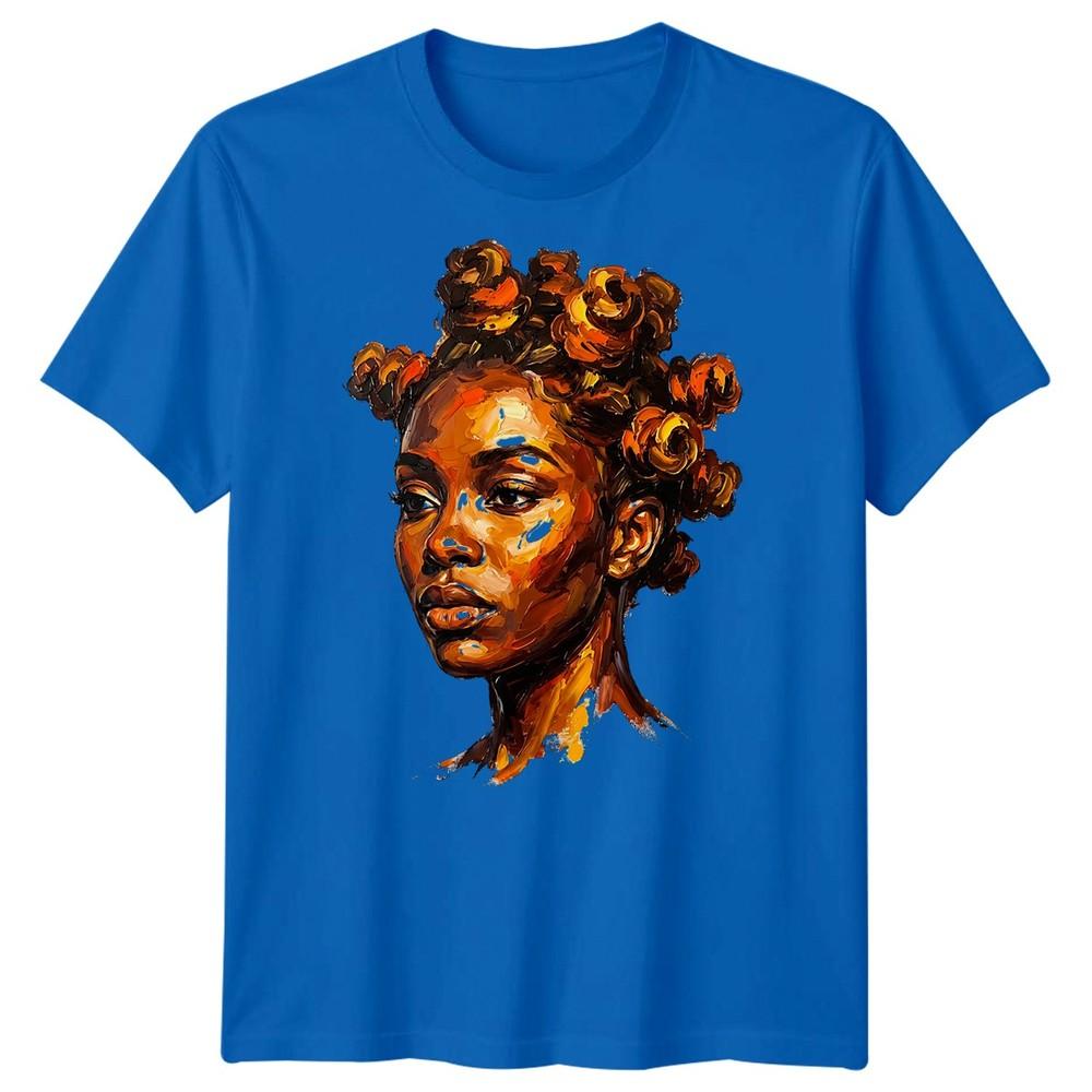 Unisexs Black Art Graphic T Shirt Classic Fit Crewneck Cotton Graphic Tee
