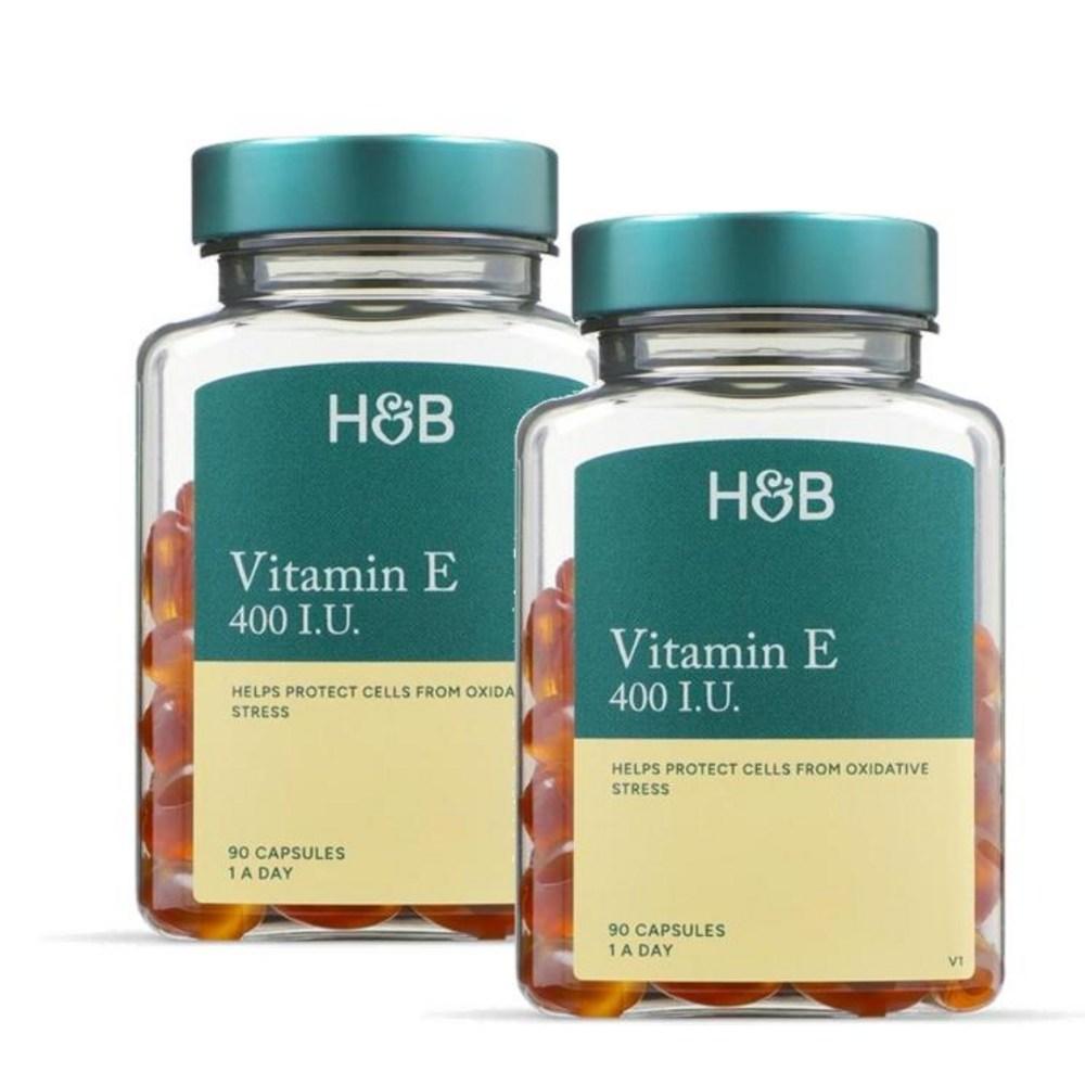Holland & Barrett Vitamin E 400 IU Softgels & E 2 pcs 90 Tablets