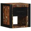 VidaXL Multicolored Bedside Table 40x35x40 Cm Reclaimed Wood, Bedside Cabinet, Bedroom Furniture, Table of 4015950