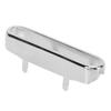 Guitar Pickup Cover Beautiful Silver Sturdy Metal Portable Guitar Pickup Shell for TL GB253 Hollow