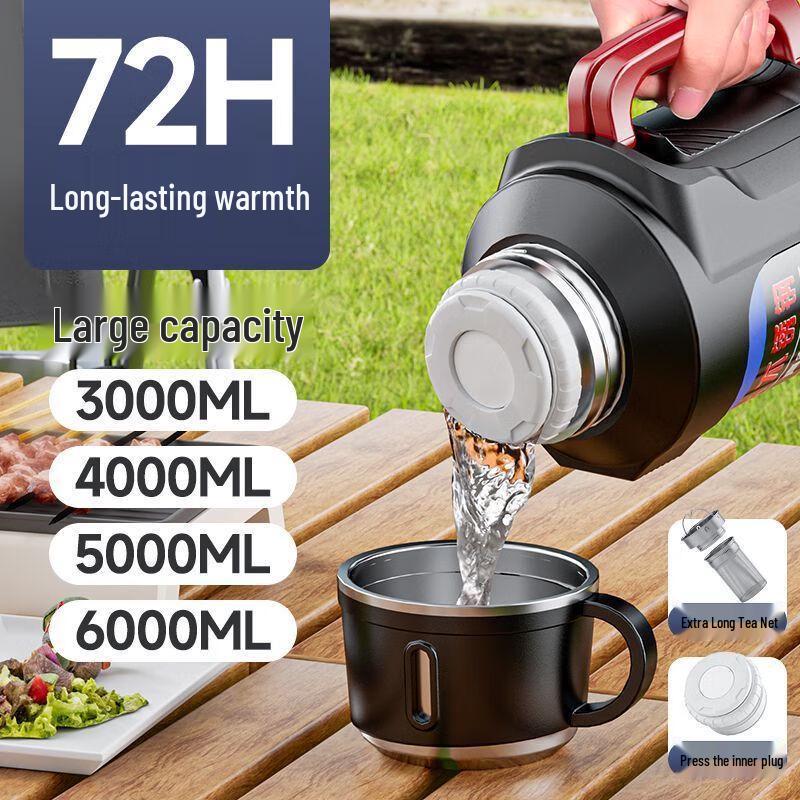 Naijiang 316 Stainless Steel Large Capacity Outdoor Thermos Pot