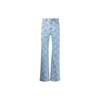 FW21 Paisley Printed Denim Pants Unisex Pants Blue WD-DP3-21-345-W-BL