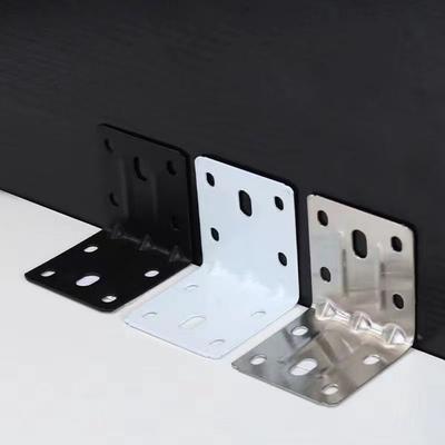 10Pcs Iron Furniture Corner Brace Stable Fastener L Thickened Bracket Hard Rustless 90 Degree Angle Connector