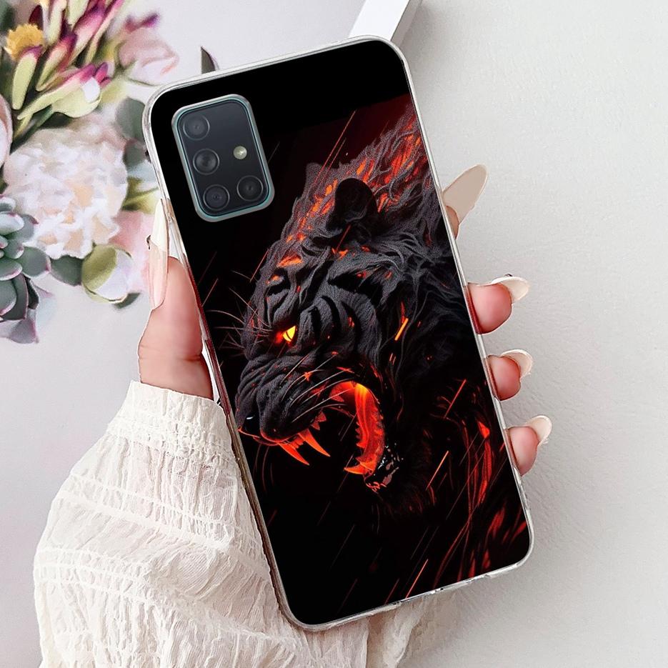 For Samsung Galaxy A31 A51 A71 Case A315F A515F A715F New Luxury Painted Cover Soft Silicone Case For Samsung A51 A 31 71 Fundas