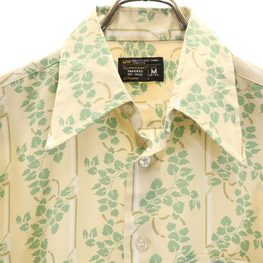 TOWNCRAFT 70s Vintage Collar Stuffers Overall Handle Short Sleeve Box Silhouette Shirt Men's Used