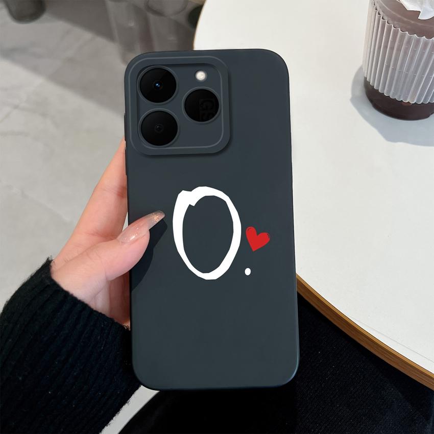26 Letter Pattern Phone Case For Oppo Realme 15T 15X 14T 14X 16 15 14 13 Pro Casing Soft Matte Silicone Professional Anti Fingerprint Protection Cover