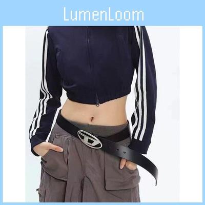 Vintage Retro Silver D Buckle Belt For Men And Women Stylish Pu Accessory For Jeans And Dresses