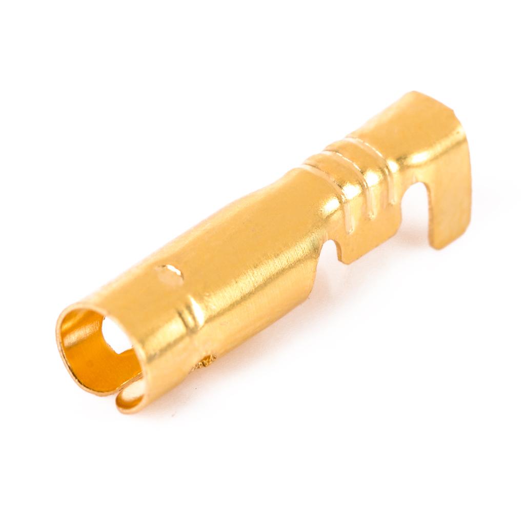120pcs 3.5mm Brass Bullet Connector Terminal Male & Female with Cover