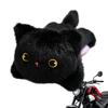 Cartoon Plush Black Cat Car Magnets Cat Car Stickers Decoration Adorable Animal Decoration Fun Plush Animal Cute Fridge Decor