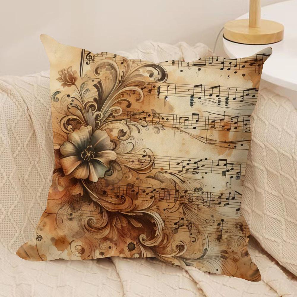 Vintage Floral Cushion Cover Soft Plush DoubleSided Printed Sofa Pillow Cushion Cover Cozy AllSeason Durable Decor Gift