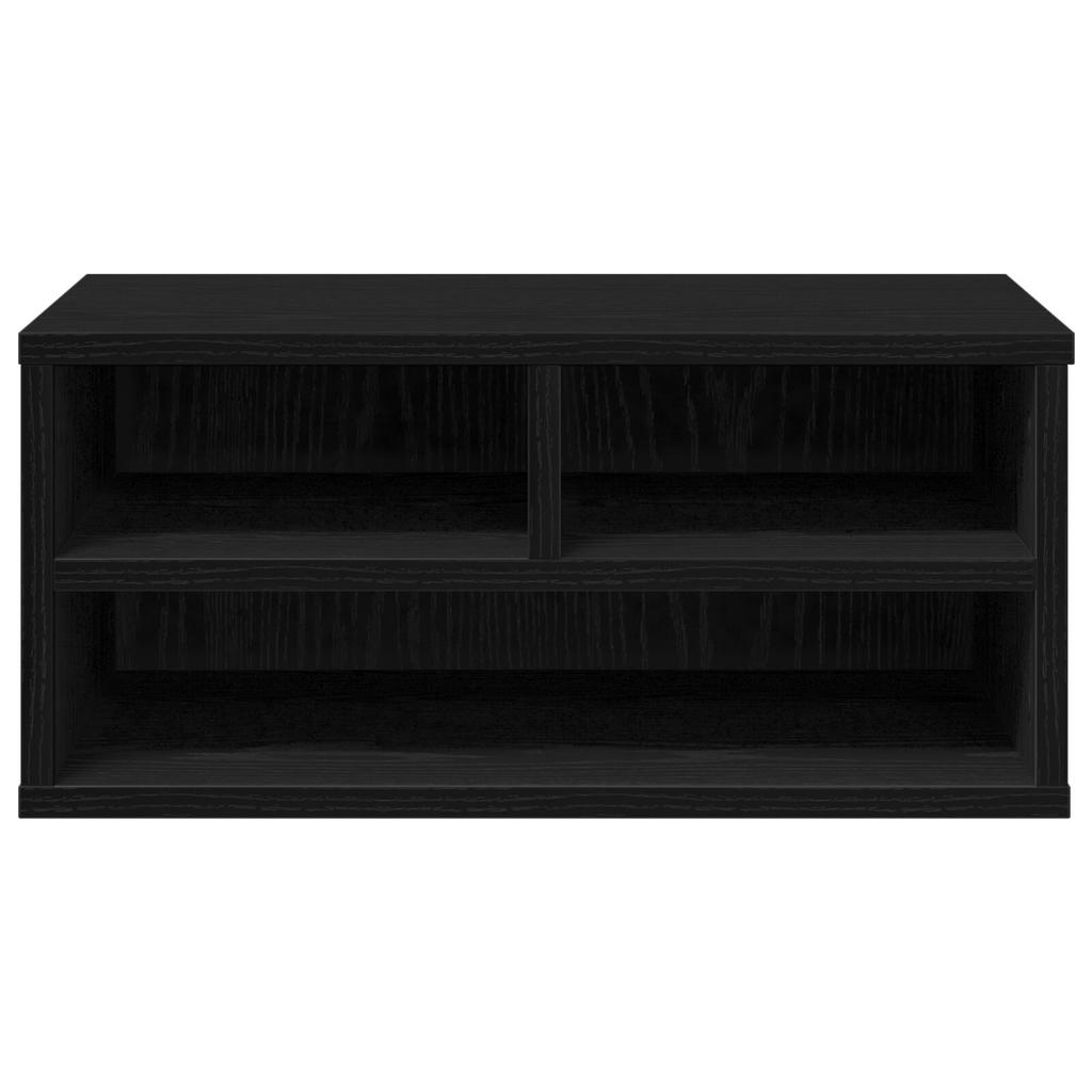 Desktop-Druckerregal, 2 Ebenen, offenes Aufbewahrungssystem, Regal für Kosmetik, Schreibwaren und Sonstiges, multifunktionales Desktop-Aufbewahrungsregal, 49x40x22,5 cm