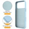 For iPhone 17 Pro Max 17 Air Case Magnetic Liuqid Silicone with Microfiber Lining inside Ring Stand Cover for iPhone17